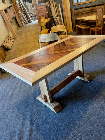 Dining Table six seater in beautiful Tasmanian Timbers $ 4,350 NOW $ 3,150